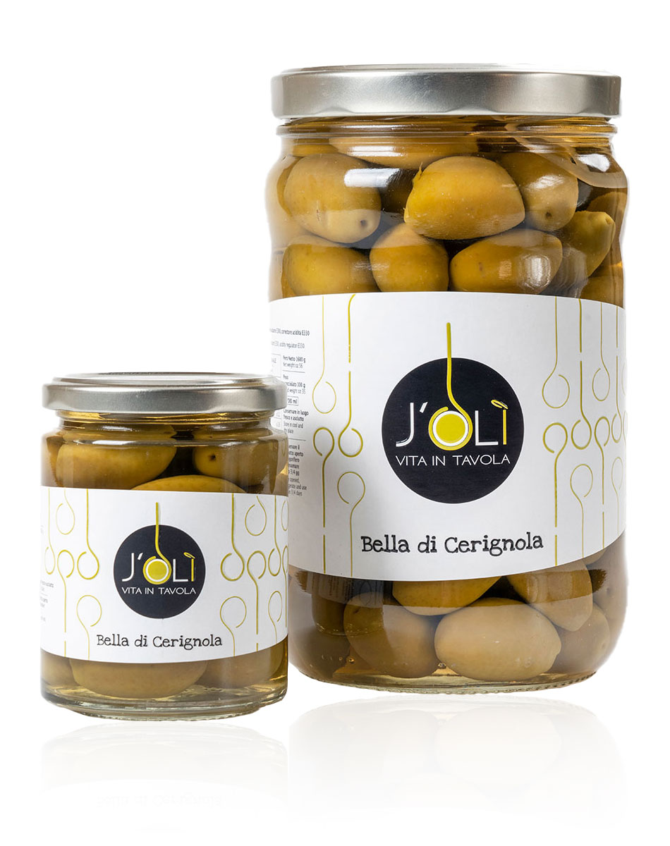 Olio J'Olì - Vasetti Olive Bella di Cerignola